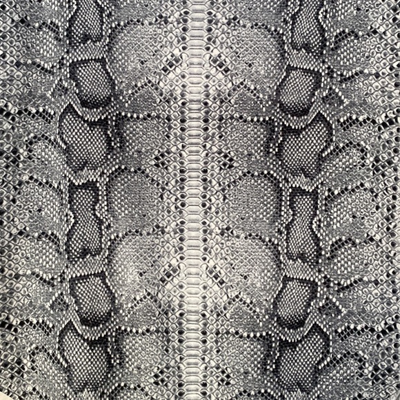 Gaze Grey Snake Print Body Suit Size M - Picture 2 of 5